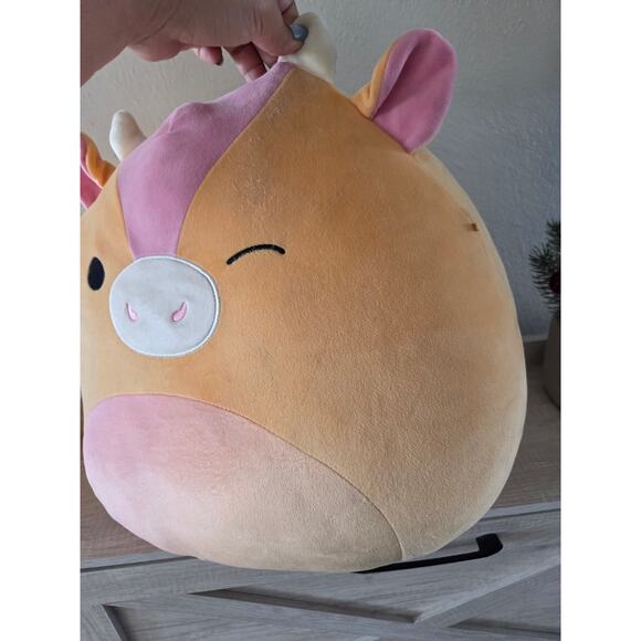 Squishmallows Squishy Soft Plush 16 Inch Adjani Cow BY JAZWARE - Picture 5 of 5